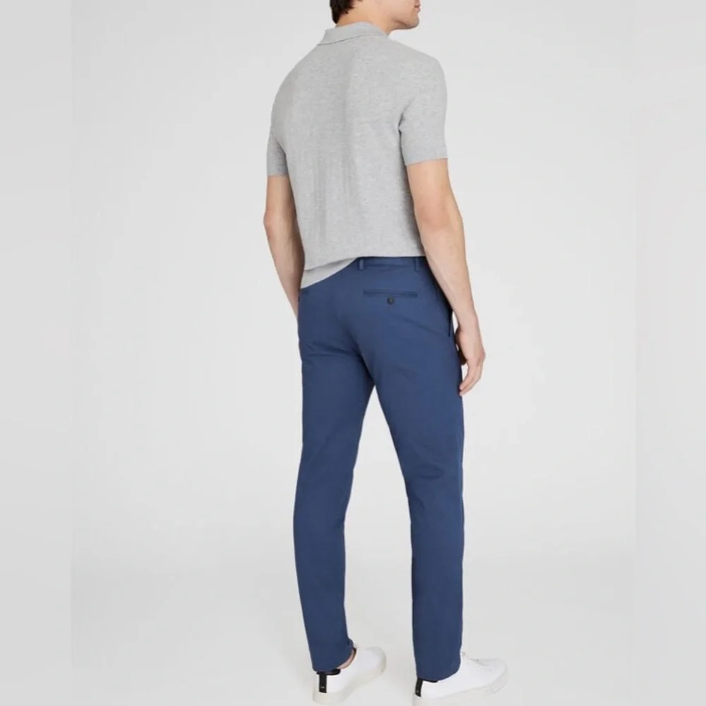 Club Monaco Connor Chino Pant Modern Slim Fit Size 36x32‎ Blue